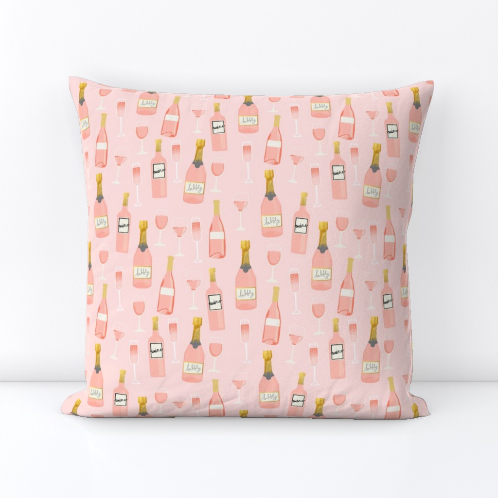 rosé all day wine fabric brunch pink