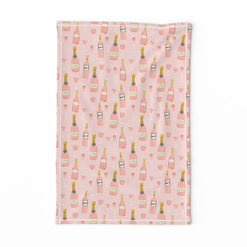 rosé all day wine fabric brunch pink