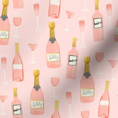 rosé all day wine fabric brunch pink