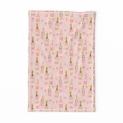 rosé all day wine fabric brunch pink