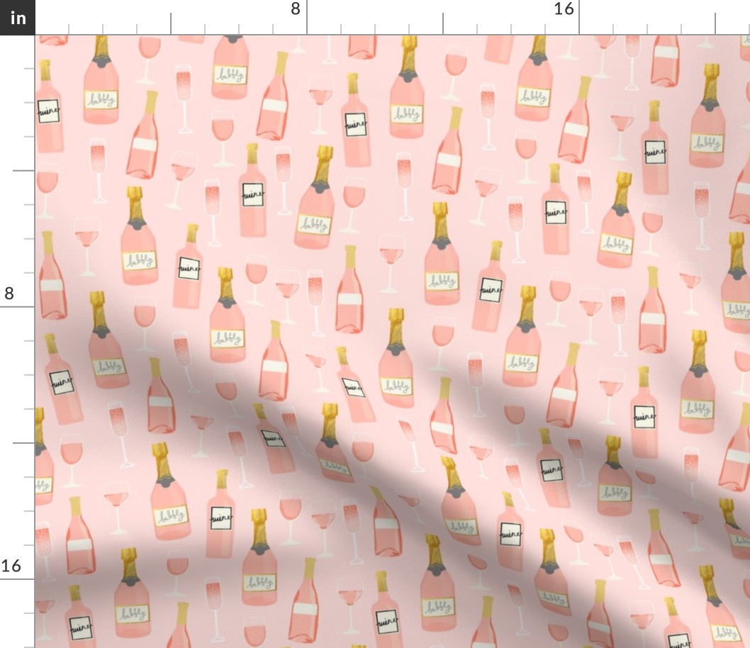 rosé all day wine fabric brunch pink