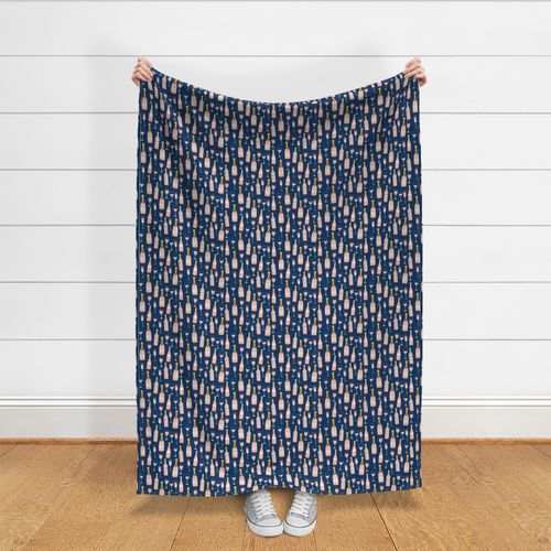 rosé all day wine fabric brunch navy