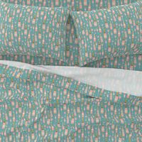 rosé all day wine fabric brunch teal