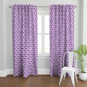 (med scale) cows on purple - farm fabric C18BS