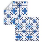 Sevilla Blanco Spanish Tile - Blue White