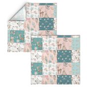 Woodland Minky Cheater Quilt