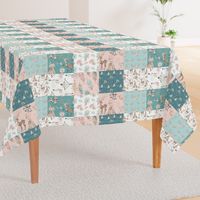 Woodland Minky Cheater Quilt