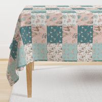 Woodland Minky Cheater Quilt