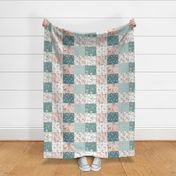 Woodland Minky Cheater Quilt