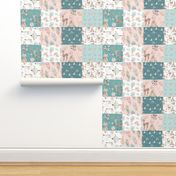 Woodland Minky Cheater Quilt