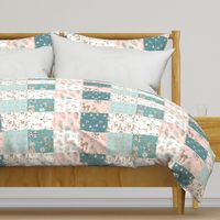 Woodland Minky Cheater Quilt