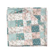 Woodland Minky Cheater Quilt