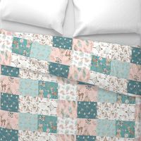 Woodland Minky Cheater Quilt