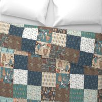 Boho Boy Woodland Cheater Quilt