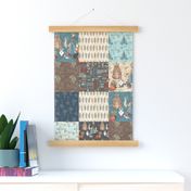 Boho Boy Woodland Cheater Quilt