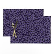 ★ PSYCHOBILLY LEOPARD – LEOPARD PRINT in PURPLE (Ultra Violet) ★ Medium Scale / Collection : Leopard Spots – Punk Rock Animal Print