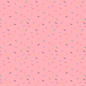 Bright Confetti - pink  sprinkles