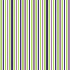 Purple, green and white stripes, fairy girl collection