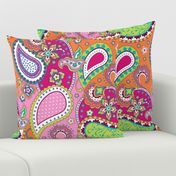 Paisley Pink Orange