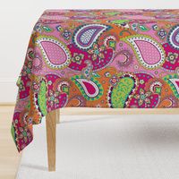 Paisley Pink Orange