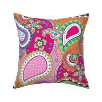 Paisley Pink Orange