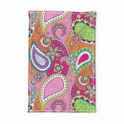 Paisley Pink Orange