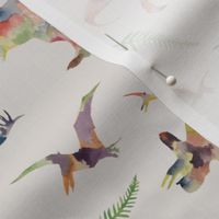 Colourful and fun dinosaur pattern