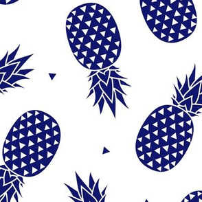 Pineapples - Navy