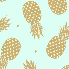 Pineapples - Gold Mint
