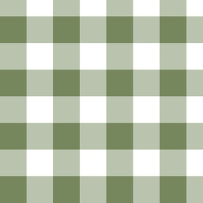 Green Gingham (1 inch)