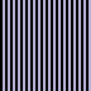 black and lavender half inch stripe