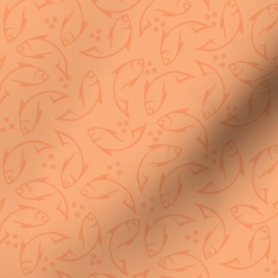 Orange Fish Pattern