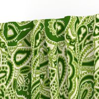 Persnickety Paisley ~ Groovy Green  
