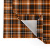 (micro print) pumpkin spice plaid || soft black (90) C18BS