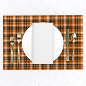 (micro print) pumpkin spice plaid || soft black (90) C18BS