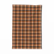 (micro print) pumpkin spice plaid || soft black (90) C18BS