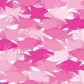 Pink Hogfish Camo Medium