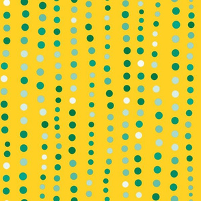 Dots in a Row Yellow Light Green