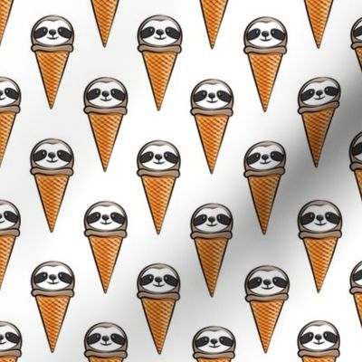 sloth icecream cones 