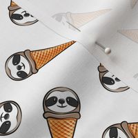 sloth icecream cones - toss 