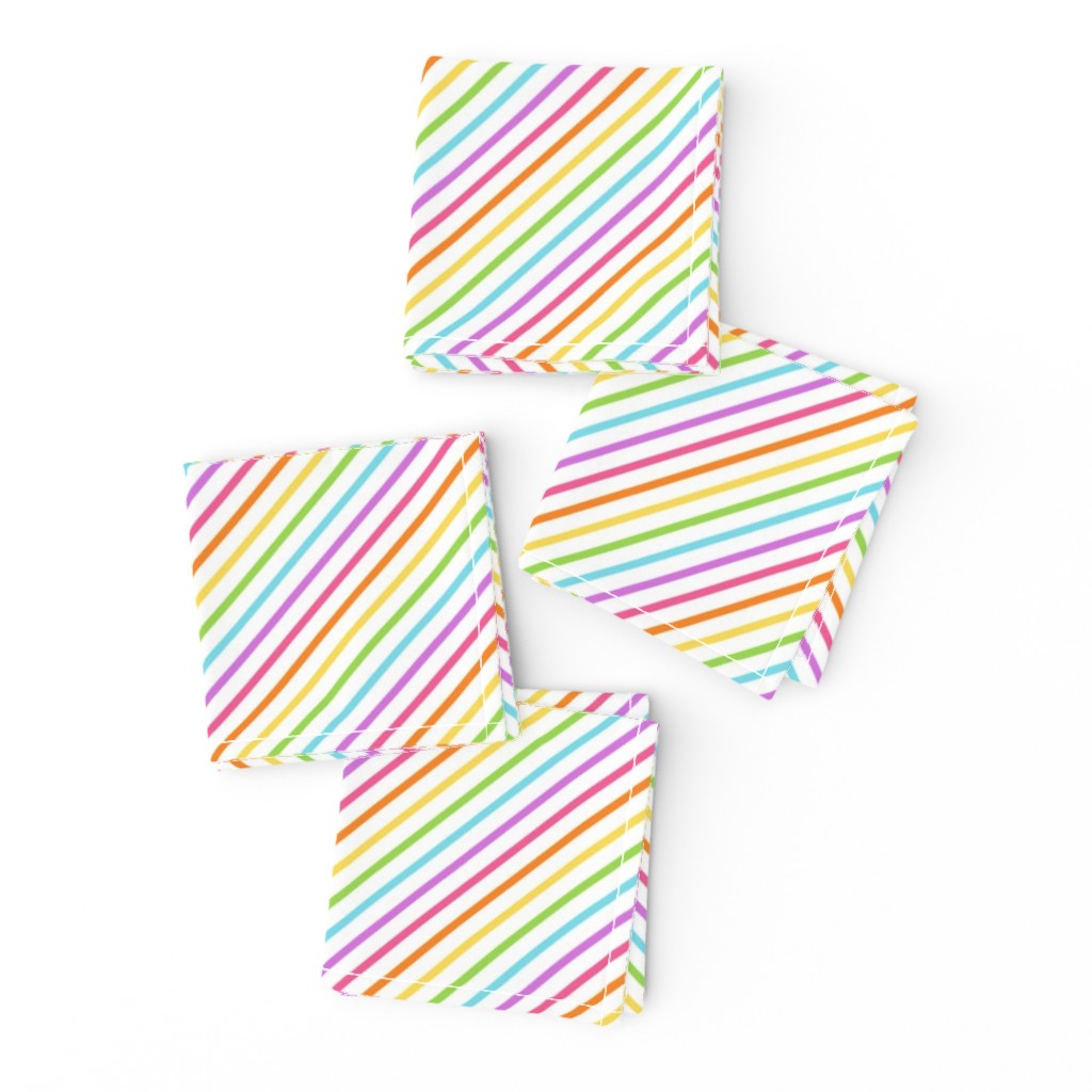 Stripes diagonal rainbow