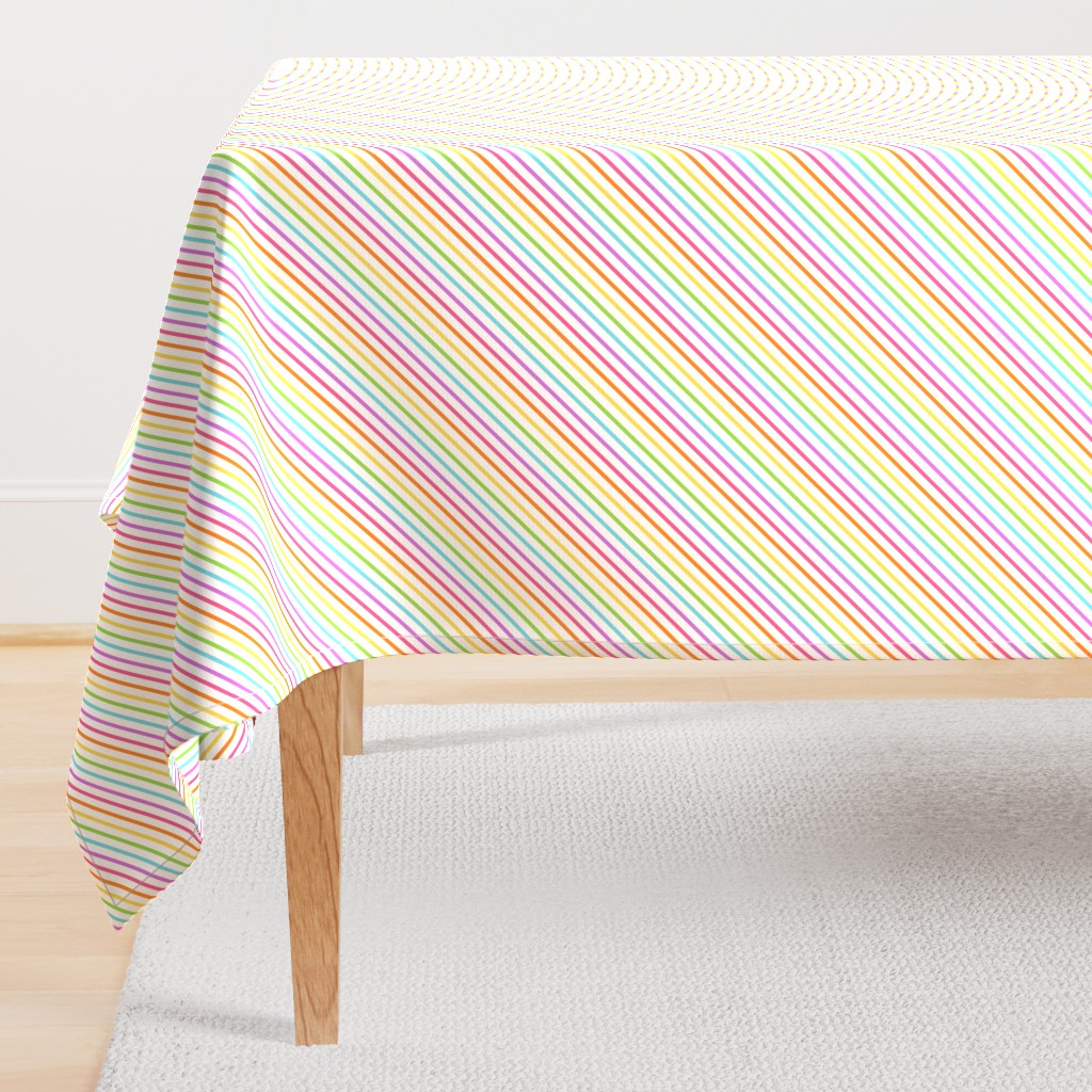 Stripes diagonal rainbow