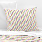 Stripes diagonal rainbow