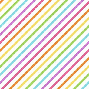 Stripes diagonal rainbow