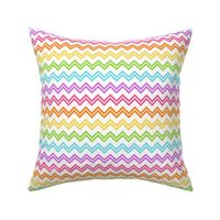 Chevron Rainbow on white