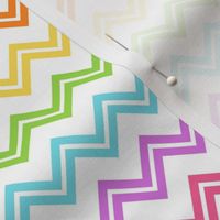 Chevron Rainbow on white