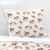 Fawn Nursery, Brown & White // large