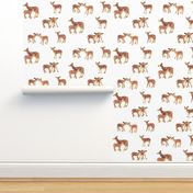 Fawn Nursery, Brown & White // large