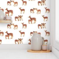 Fawn Nursery, Brown & White // large