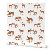 Fawn Nursery, Brown & White // large